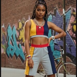 Vintage 90s Exercise Set Small